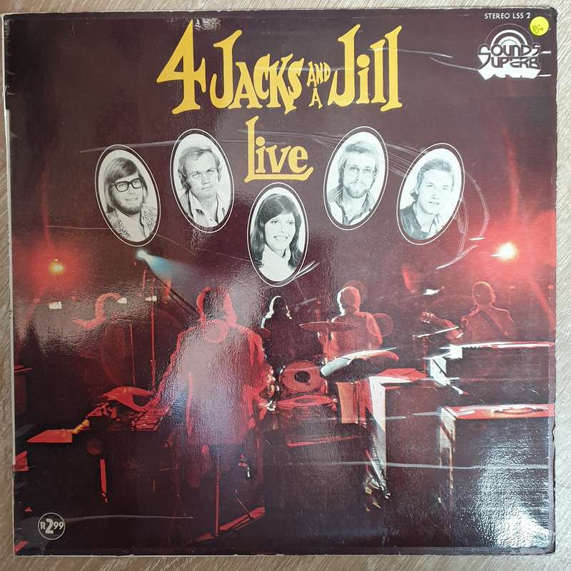 4 (Four) Jacks and a Jill - Live  - Vinyl LP Record - Very-Good+ Quality (VG+)