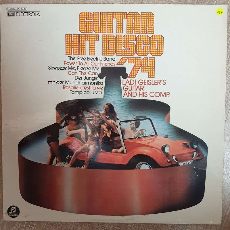Lady Geisler - Guitar Hit Disco '74   Vinyl  Record - Very-Good+ Quality (VG+)