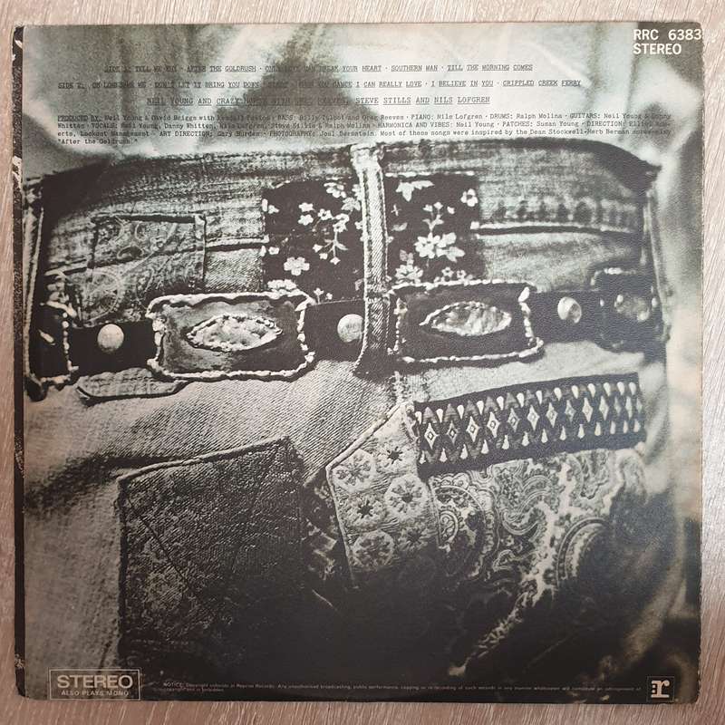 Neil Young  After The Gold Rush - Vinyl  Record  (VG+)