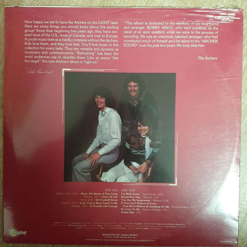 The Archers  - Things We Deeply  - Vinyl LP - Sealed