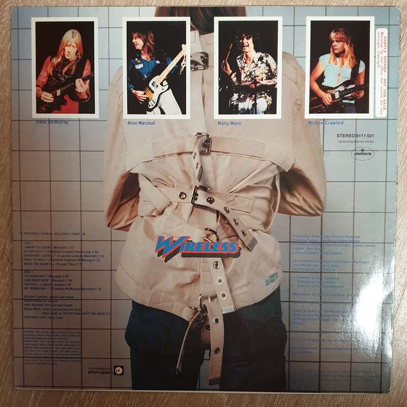 Wireless  Positively Human Relatively Sane -  Vinyl  Record - Very-Good+ Quality (VG+)