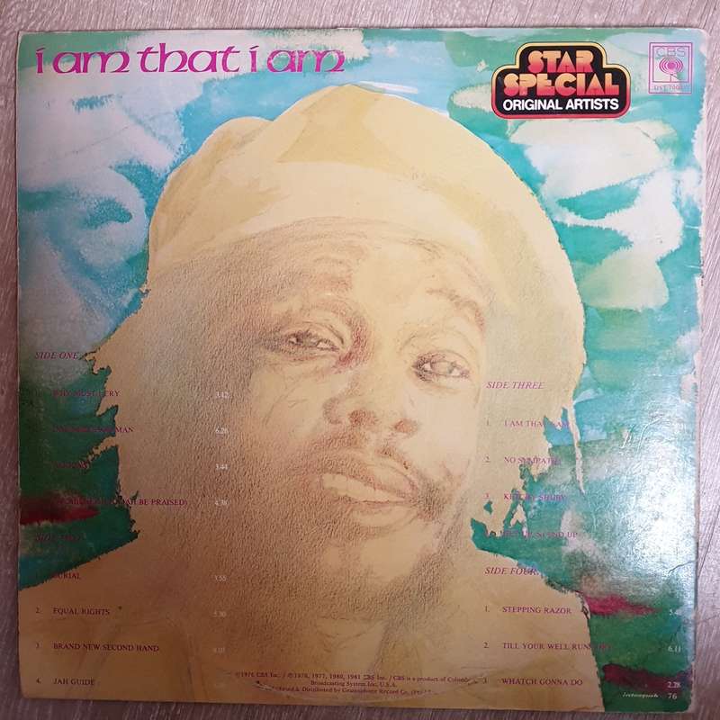 Peter Tosh  I Am That I Am -  Vinyl  Record - Very-Good+ Quality (VG+)