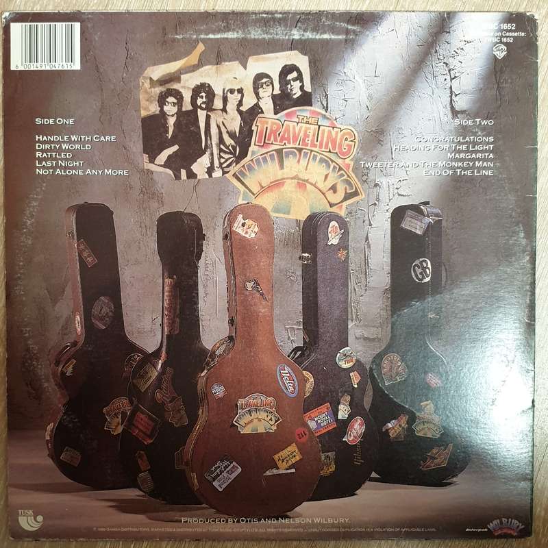 Traveling Wilburys ( Bob Dylan, George Harrison, Jeff Lynne, Roy Orbison, and Tom Petty) - Vol 1 ...