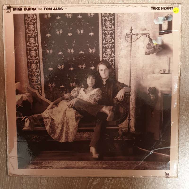 Mimi Farina And Tom Jans  Take Heart - Vinyl  Record - Very-Good+ Quality (VG+)