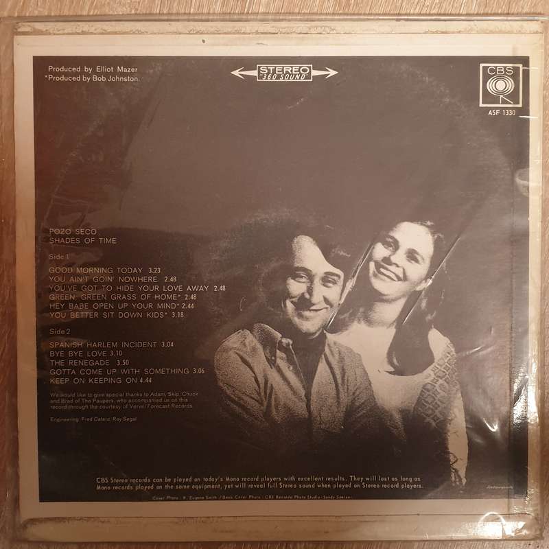 Pozo Seco  Shades Of Time - Vinyl  Record - Very-Good+ Quality (VG+)