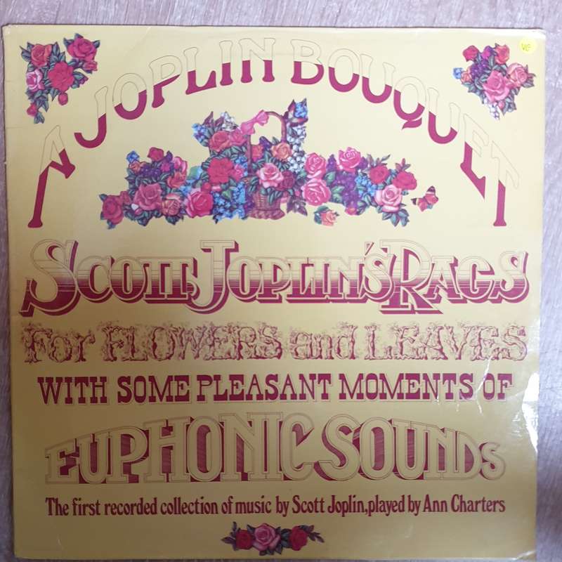 Scott Joplin - Ann Charters  A Joplin Bouquet  - Vinyl LP Record - Opened  - Very-Good Qual...