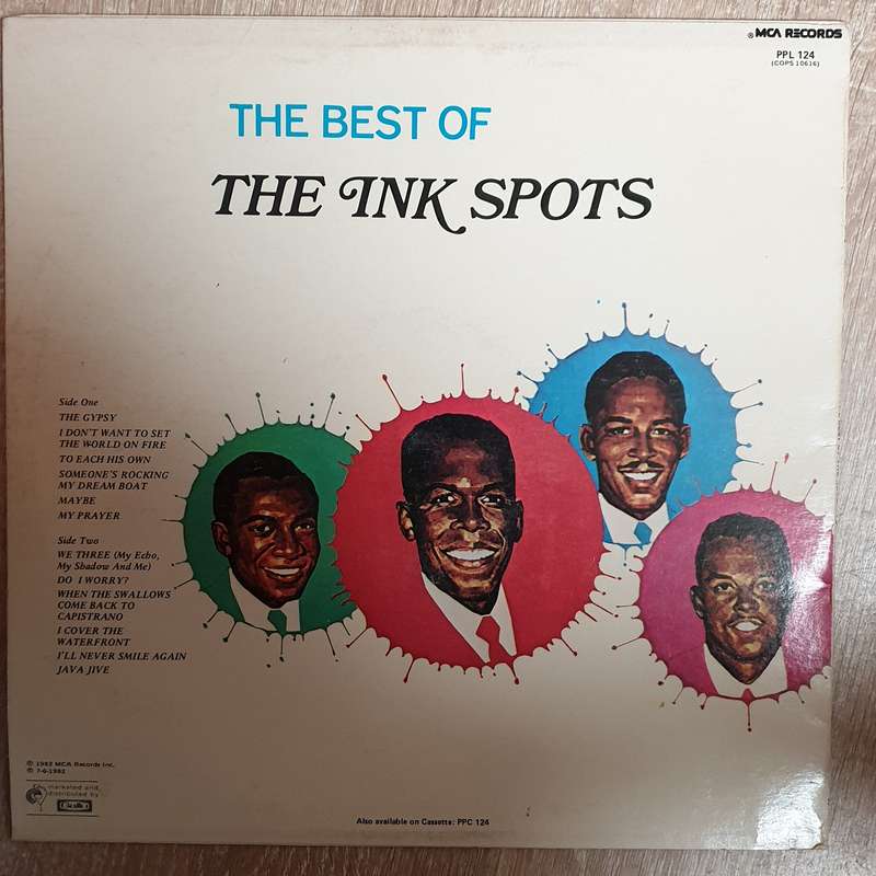 The Ink Spots  The Best Of The Ink Spots  - Vinyl  Record - Very-Good+ Quality (VG+)