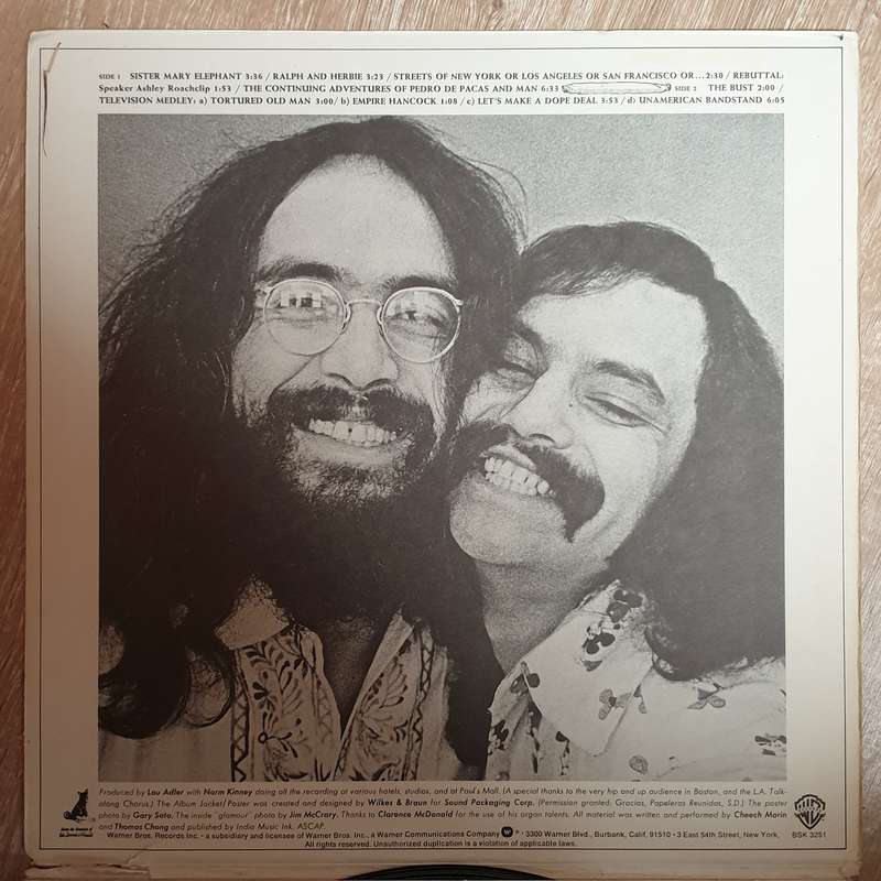 Cheech & Chong  Big Bambú  - Vinyl  Record - Very-Good+ Quality (VG+)