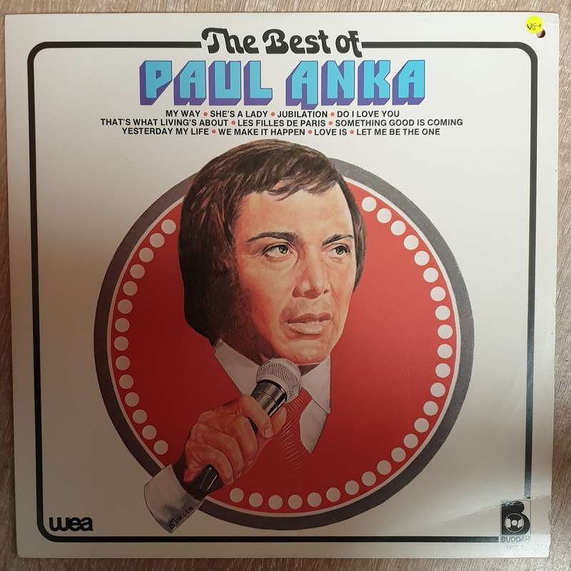 Paul Anka  - The Best of Paul Anka - Vinyl LP Record - Opened  - Very-Good+ Quality (VG+)