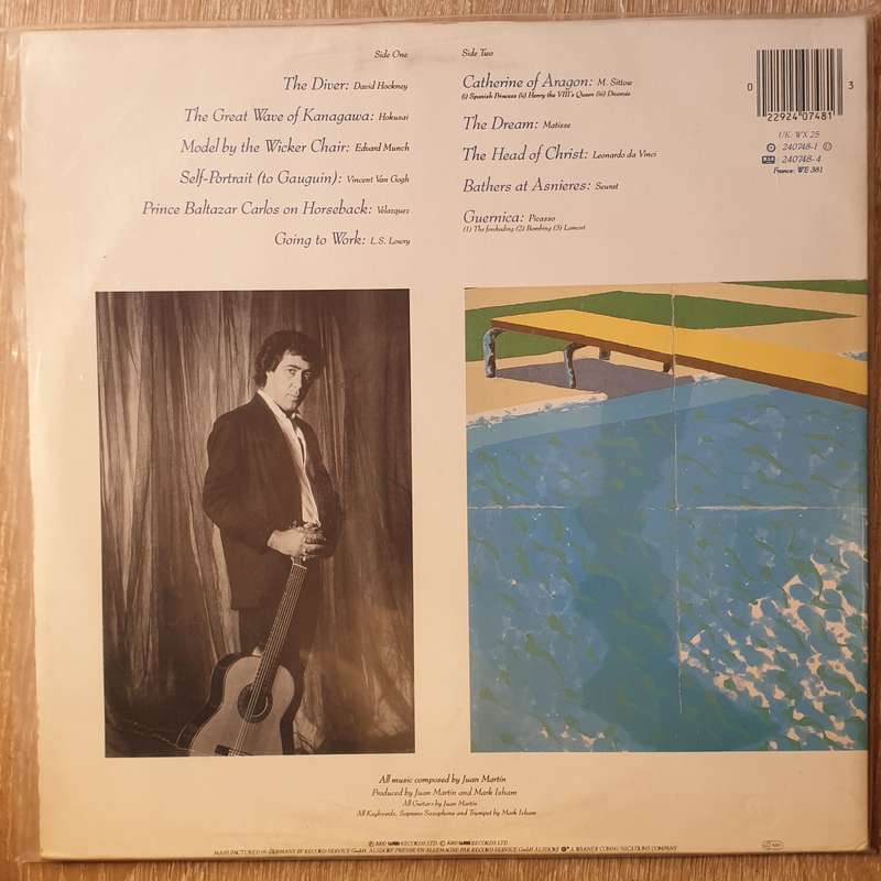Juan Martin  Painter In Sound  - Vinyl  Record - Very-Good+ Quality (VG+)