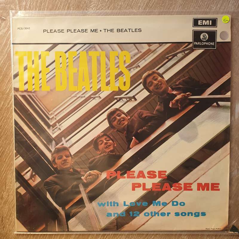 The Beatles  Please Please Me - Vinyl  Record - Very-Good+ Quality (VG+)
