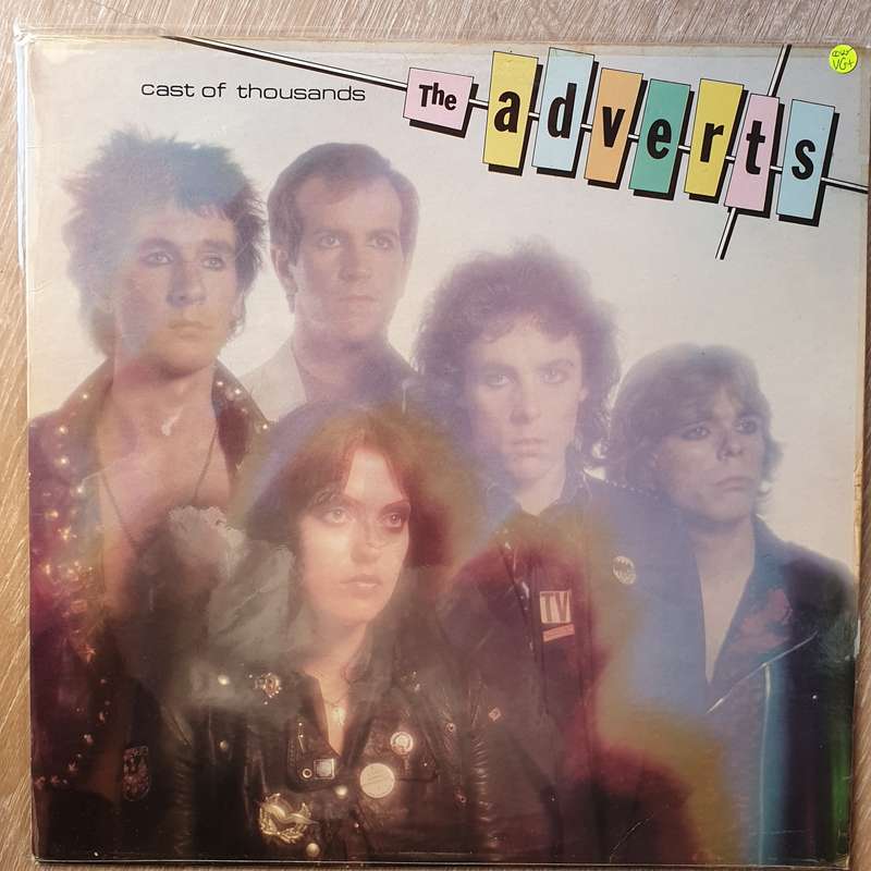 The Adverts  Cast Of Thousands - Vinyl  Record - Very-Good+ Quality (VG+)