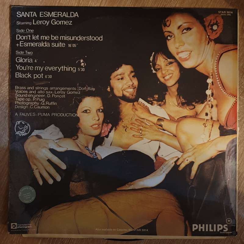 Santa Esmeralda Starring Leroy Gomez- Don't Let Me Be Misunderstood  - Vinyl LP Record (G+)
