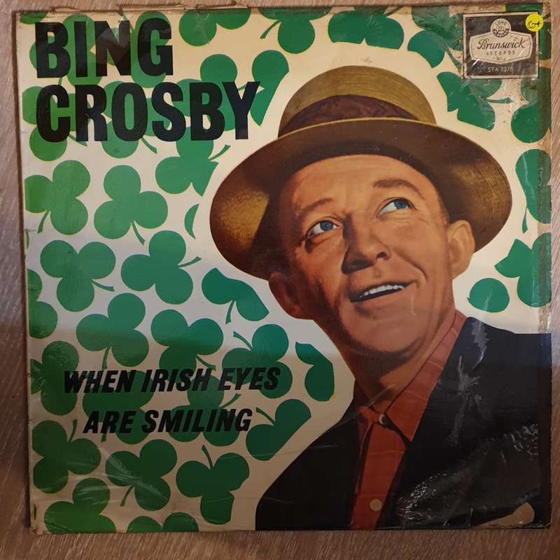 Bing Crosby  When Irish Eyes Are Smiling  Vinyl LP Record - Opened  - Good+ Quality (G+)