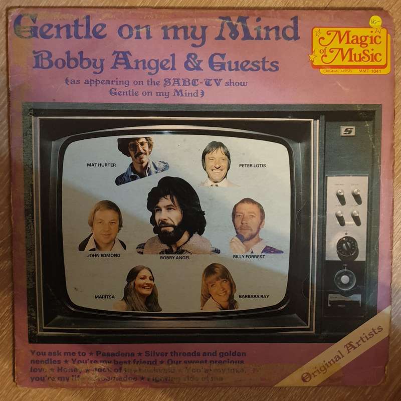 Bobby Angel & Guests - Gentle on My Mind  - Vinyl LP Record - Opened  - Very-Good- Quality (VG-)