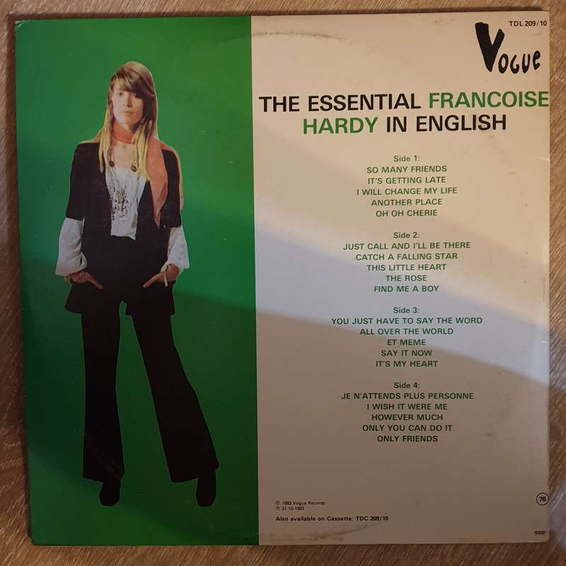 Francoise Hardy  The Essential Francoise Hardy in English - Double  Vinyl Record - Very-Goo...