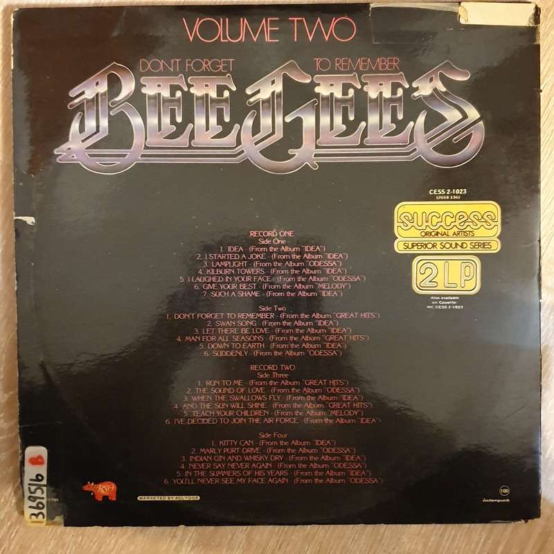 Bee Gees - Don't Forget to Remember - Vol 2 - Vinyl LP Record  (VG+)