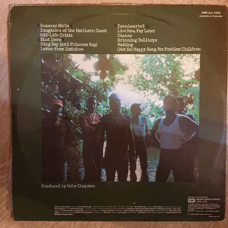 Australian Crawl  Sons Of Beaches -  Vinyl Record - Very-Good+ Quality (VG+)