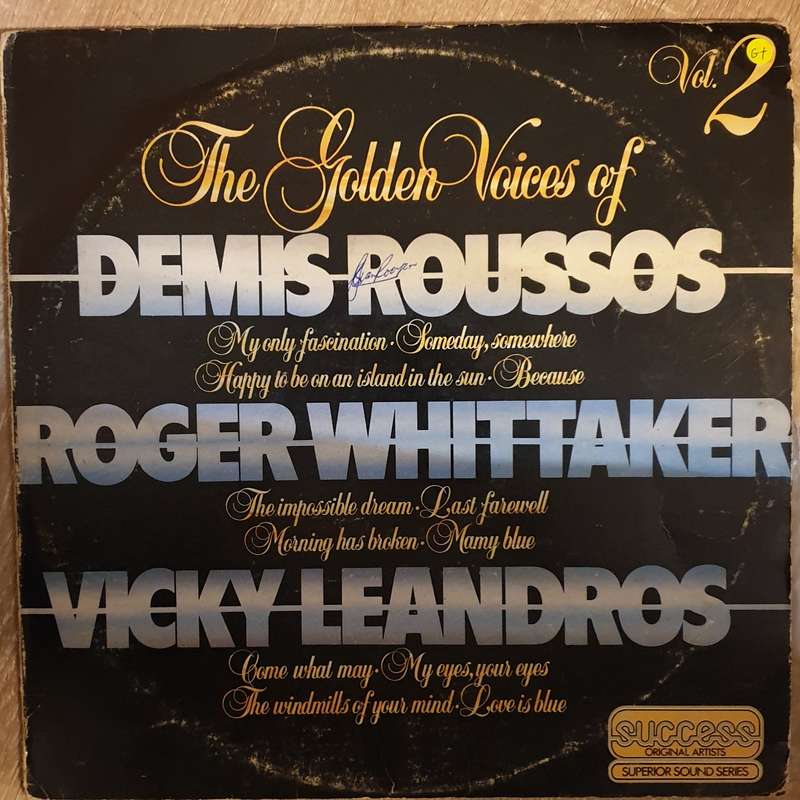 Demis Roussos, Roger Whittaker, Vicky Leandros  The Golden Voices Of, Vol. 2   Vinyl ...