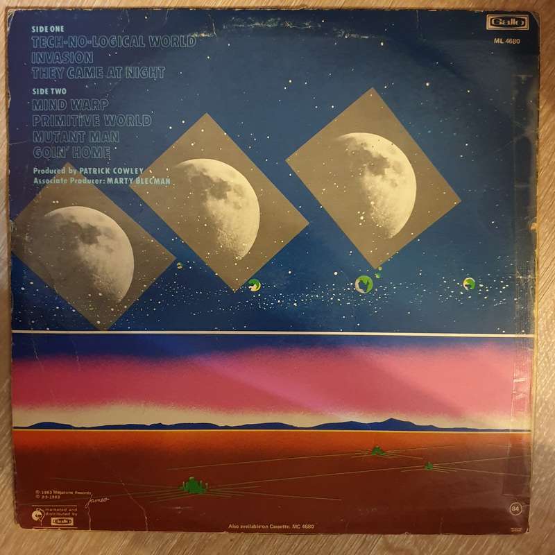 Patrick Cowley  Mind Warp - Vinyl LP Record - Opened  - Very-Good Quality (VG)