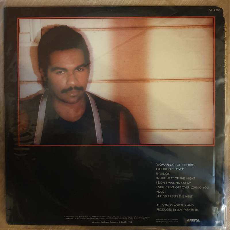 Ray Parker Jr.  Woman Out Of Control -  Vinyl Record - Very-Good+ Quality (VG+)