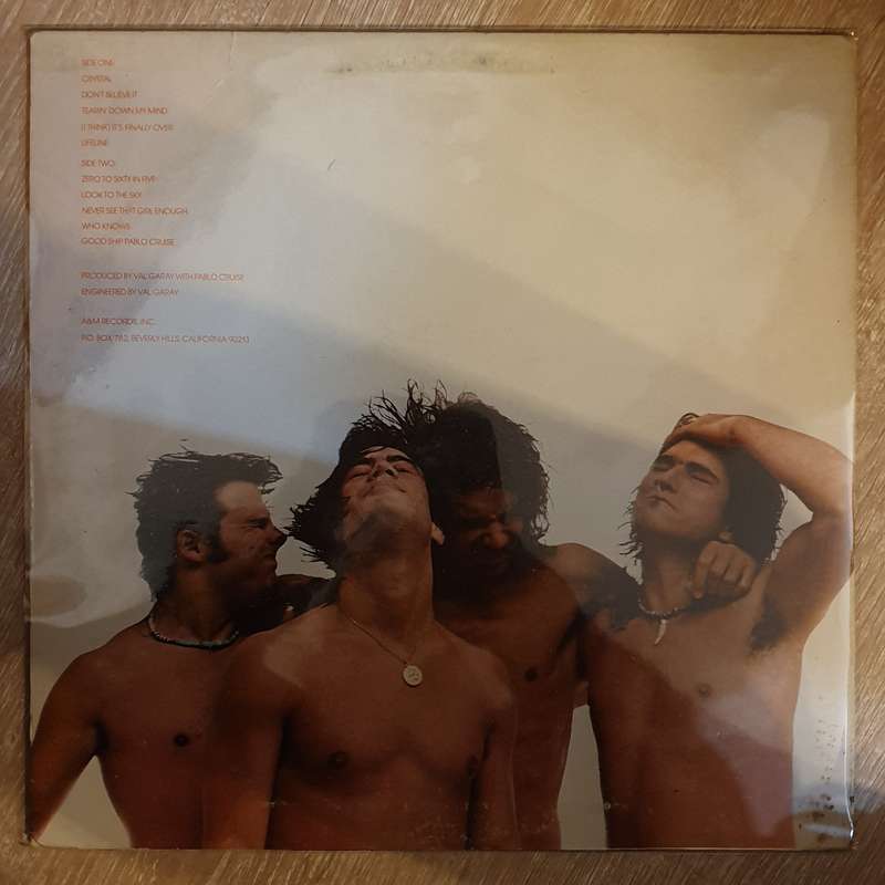 Pablo Cruise  Lifeline-  Vinyl Record - Very-Good+ Quality (VG+)