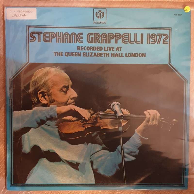 Stéphane Grappelli  Stéphane Grappelli 1972 (Recorded Live At The Queen Elizabeth Hall Lo...