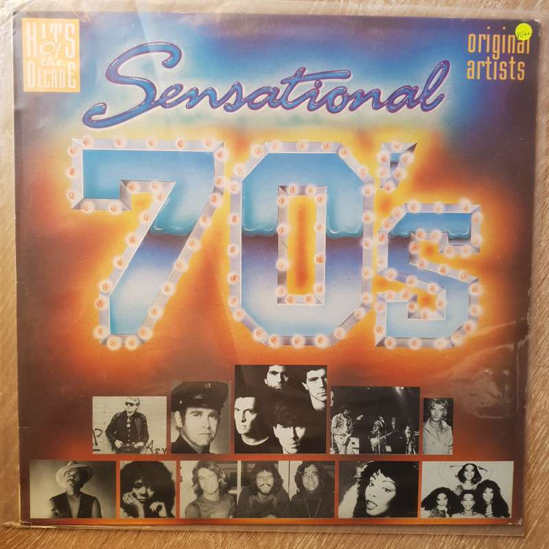 Sensational 70's - Original Artists -  Vinyl Record - Very-Good+ Quality (VG+)