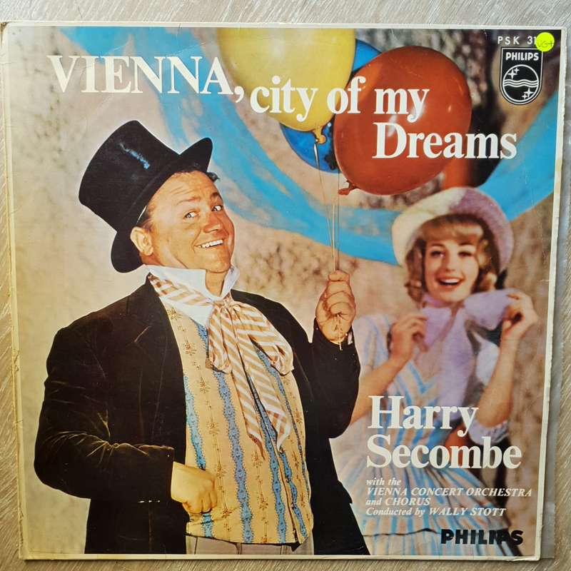 Harry Secombe  Vienna, City Of My Dreams -  Vinyl LP Record - Very-Good+ Quality (VG+)