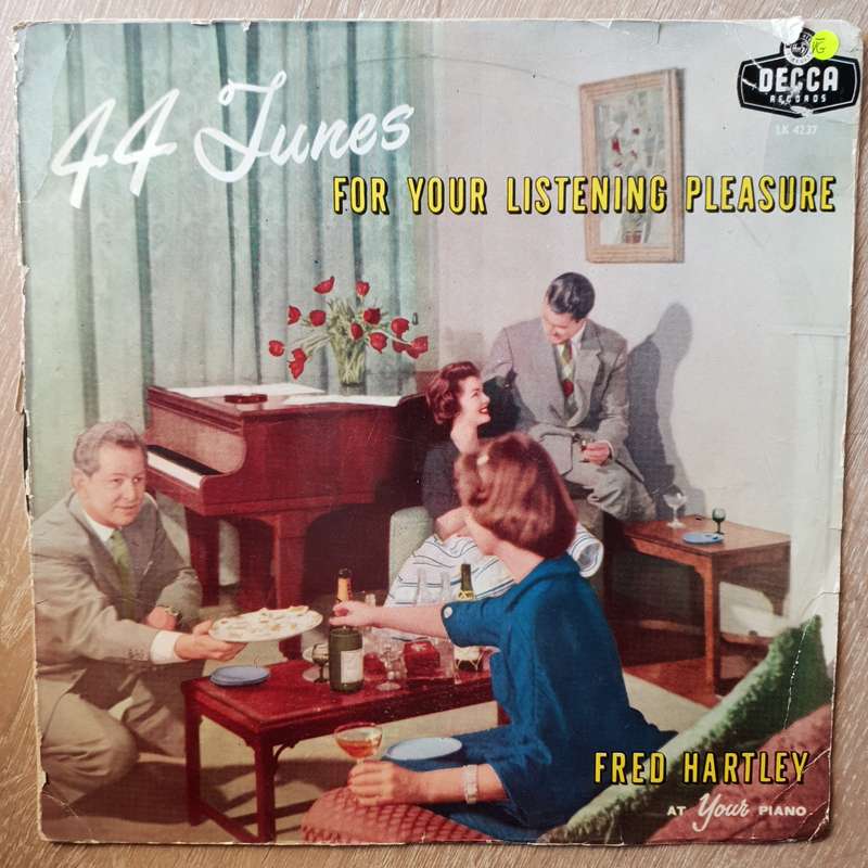 Fred Hartley - 44 Tunes For Your Listening Pleasure  - Vinyl LP Record - Opened  - Very-Good- Qua...