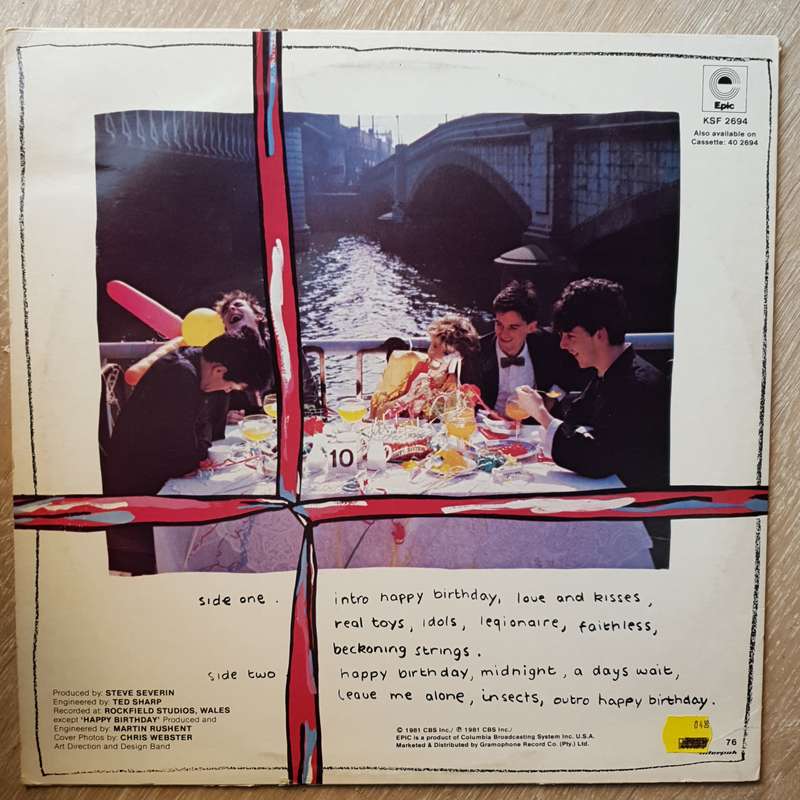 Altered Images  Happy Birthday -  Vinyl LP Record - Very-Good+ Quality (VG+)