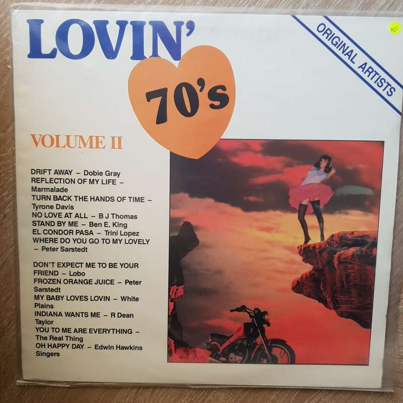 Lovin 70's - Volume II - Original Artists - Vinyl LP Record - Opened  - Very-Good Quality (VG)