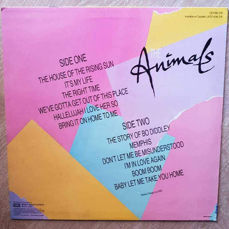The Animals - Greatest Hits  -  Vinyl LP Record (VG+)