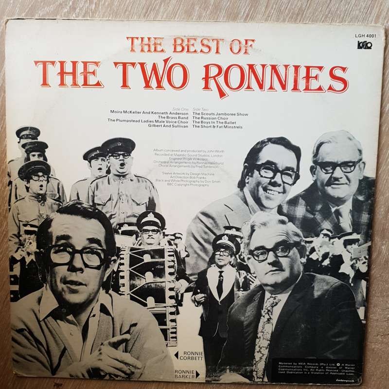 The Two Ronnies  The Best Of The Two Ronnies -  Vinyl LP Record - Very-Good+ Quality (VG+)