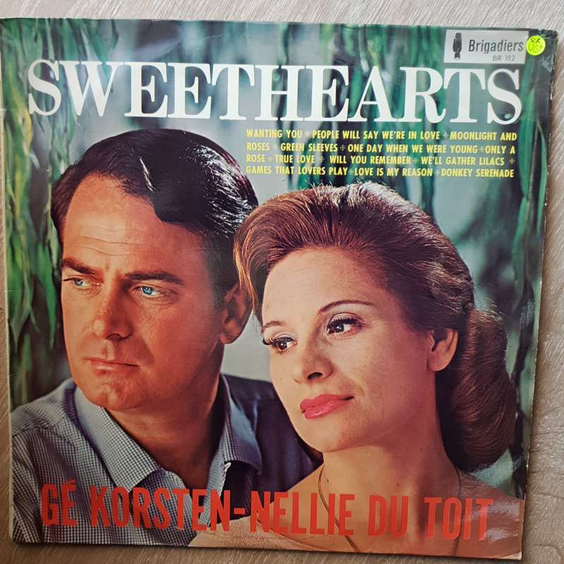 Ge Korsten & Nellie Du Toit - Sweethearts -  Vinyl LP Record (VG+)