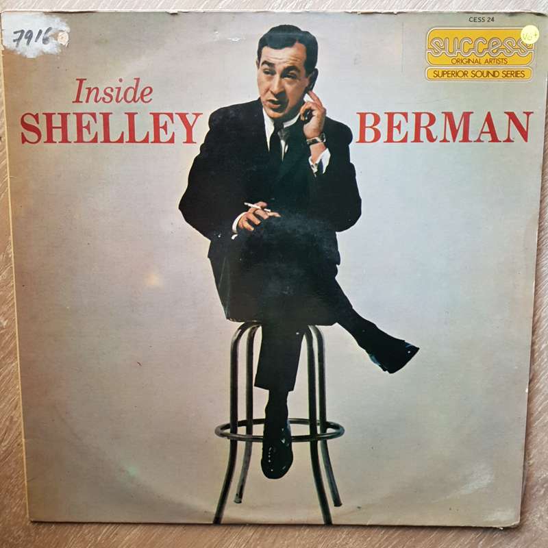 Shelley Berman  Inside Shelley Berman - Vinyl LP Record - Very-Good+ Quality (VG+)