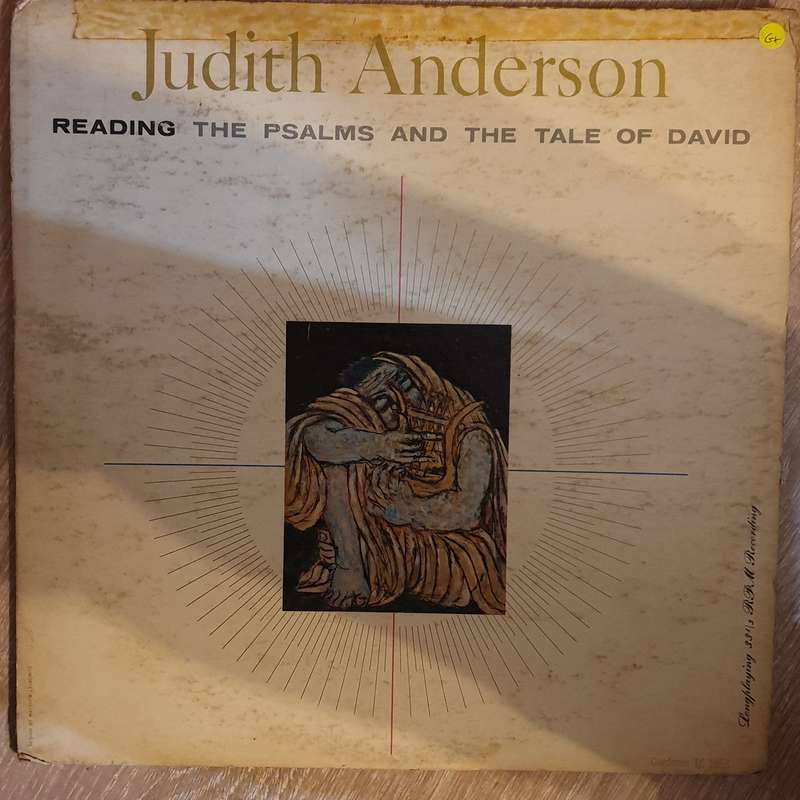 Judith Anderson  Reading The Psalms And The Tale Of David   Vinyl LP Record - Opened ...