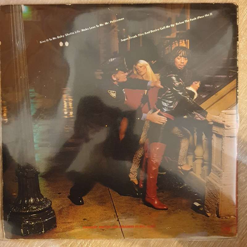 Rick James  Street Songs  Vinyl LP Record - Very-Good+ Quality (VG+)