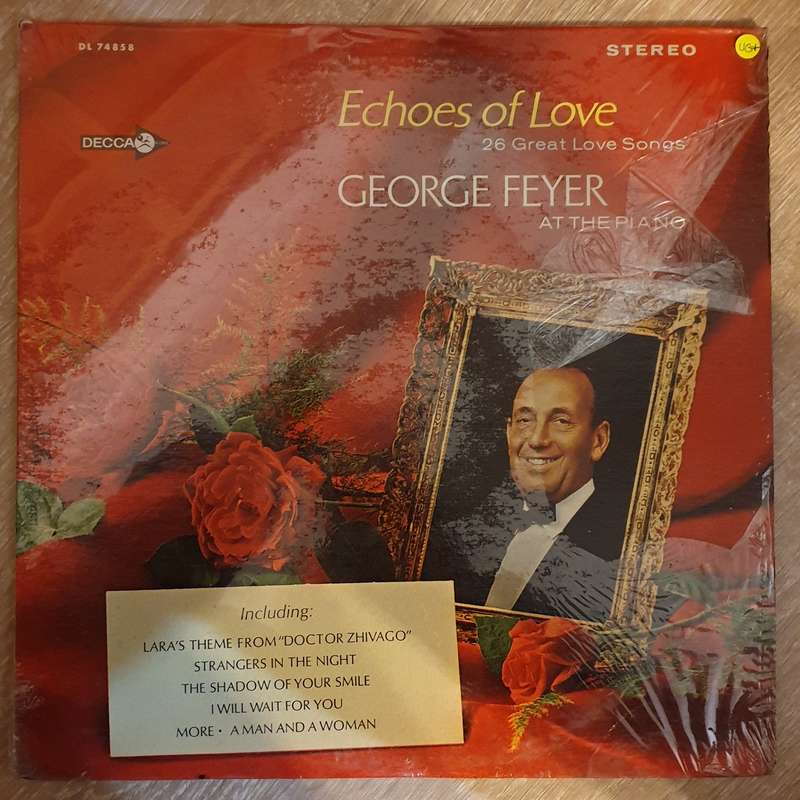 George Feyer  Echoes Of Love - Vinyl LP Record - Very-Good+ Quality (VG+)