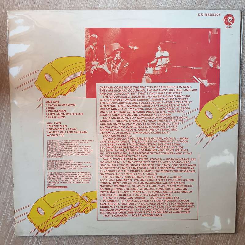 Caravan  Caravan -  Vinyl LP Record - Very-Good+ Quality (VG+)