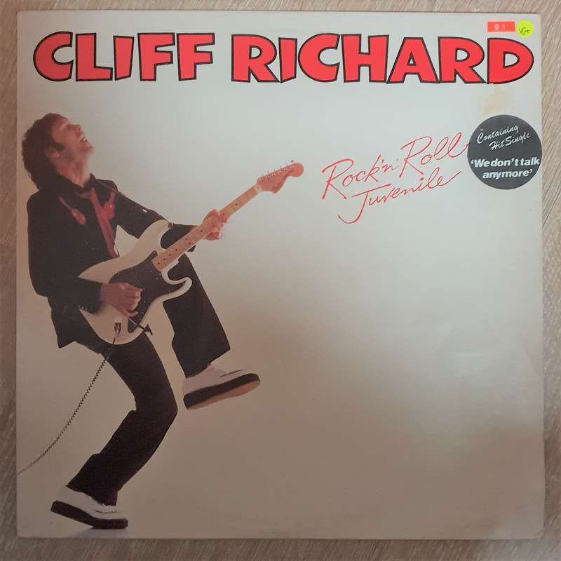 Cliff Richard  Rock 'N' Roll Juvenile - Vinyl LP Record - Very-Good+ Quality (VG+) (vergood...