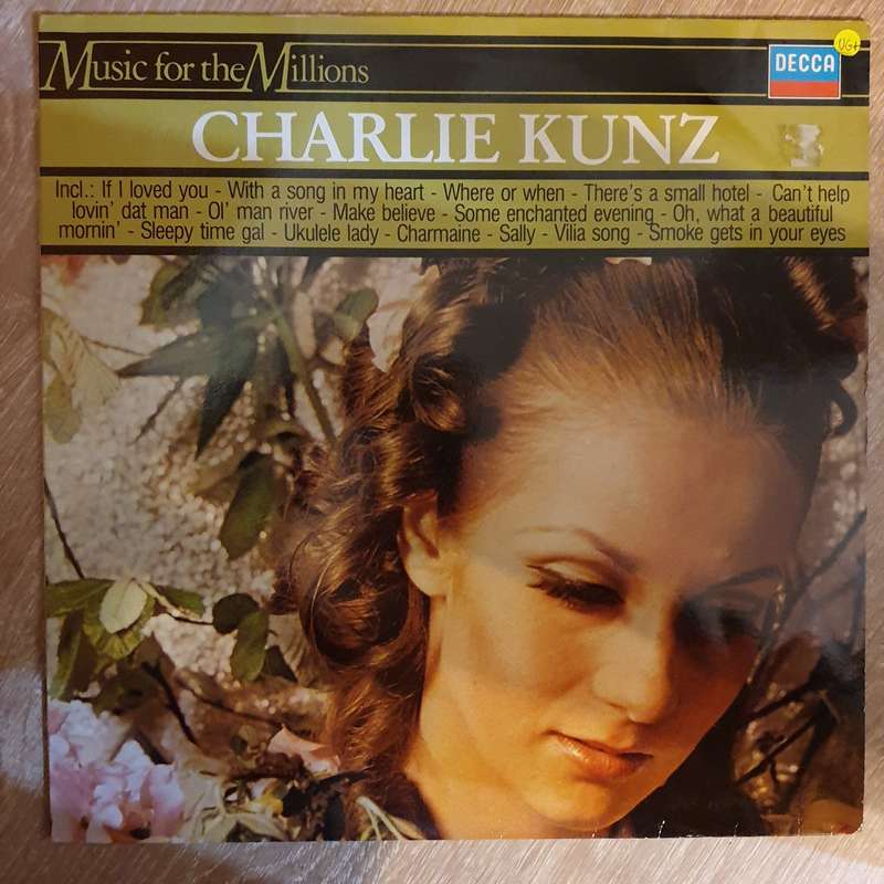 Charlie Kunz  Charlie Kunz - LP - Vinyl LP - Opened  - Very-Good+ Quality (VG+)