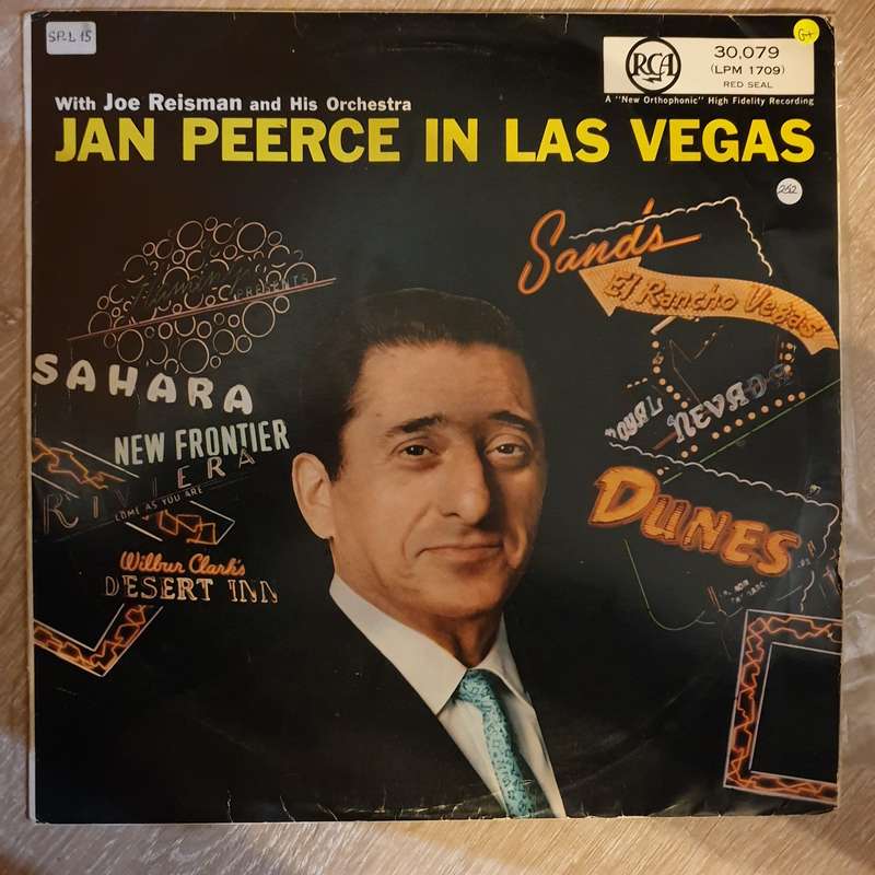 Jan Peerce With Joe Reisman And His Orchestra  Jan Peerce In Las Vegas   Vinyl LP Rec...