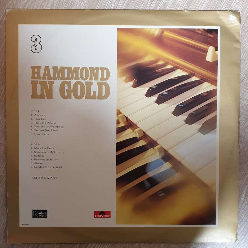 Hammond in Gold - Vol 3 -  Vinyl LP - Opened  - Very-Good+ Quality (VG+)