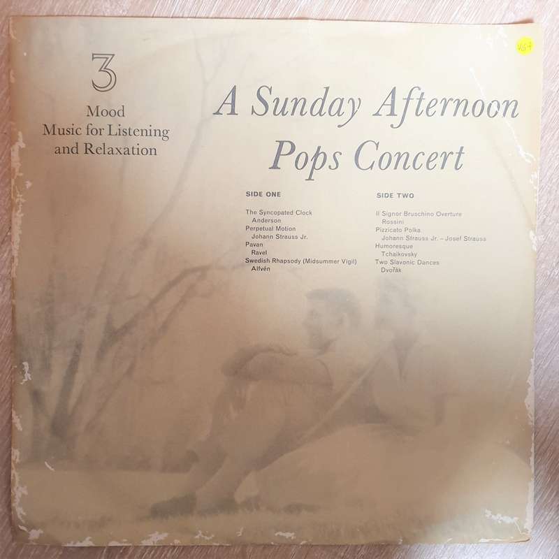 A Sunday Afternoon Pops Concert - Mood Music For Relaxation -  Vinyl LP Record  (VG+)