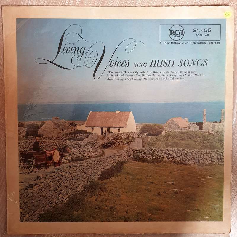 Living Voices SIng Irish Songs -  Vinyl LP - Opened  - Very-Good+ Quality (VG+)