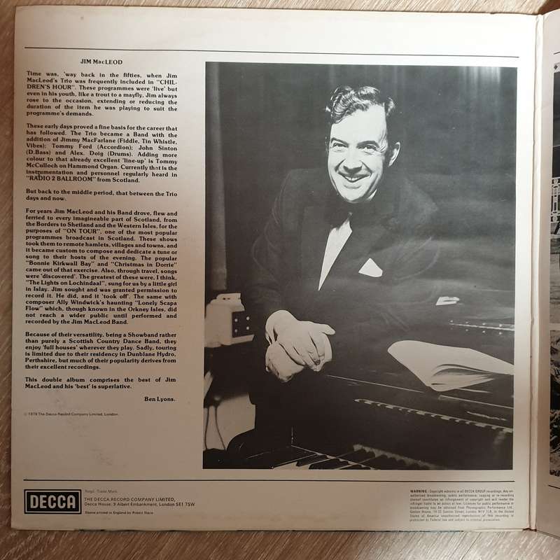Jim MacLeod  Focus On Jim MacLeod -  Double Vinyl LP - Opened  - Very-Good+ Quality (VG+)