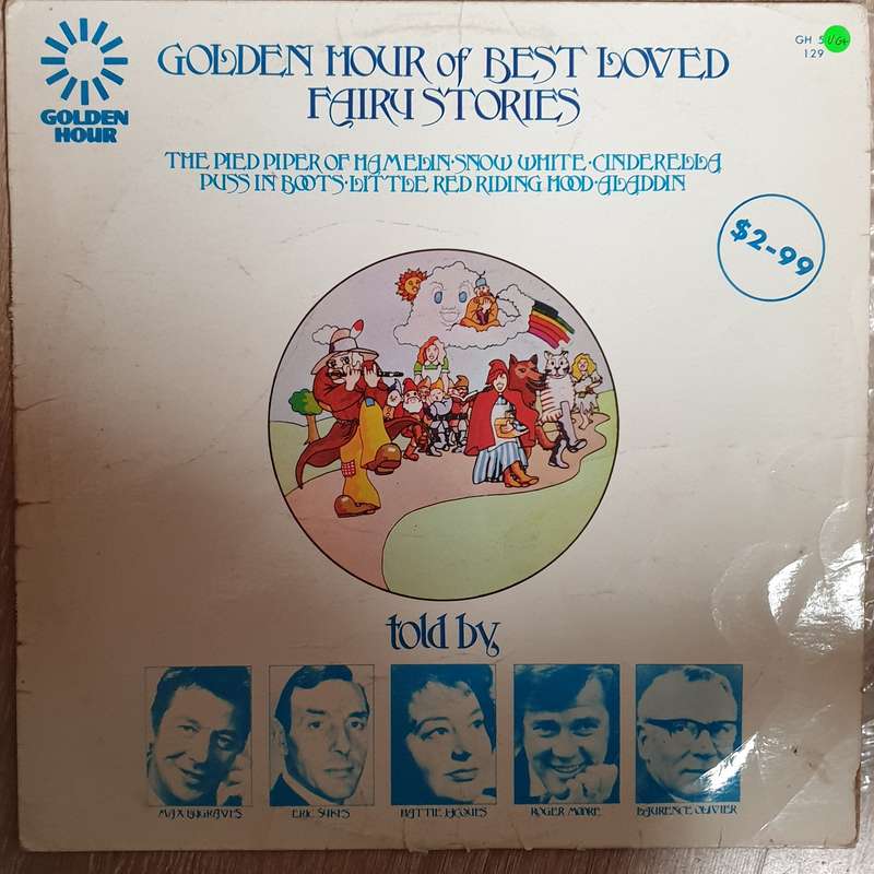 Golden Hour Of Best Loved Fairy Stories  Vinyl LP Record - Opened  - Very-Good+ Quality (VG+)