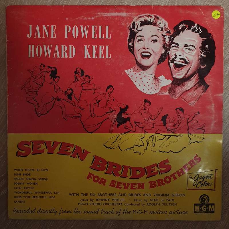 Seven Brides For Seven Brothers (10") -  Vinyl LP Record - Very-Good+ Quality (VG+)