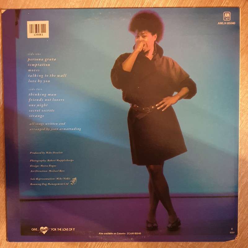 Joan Armatrading  Secret Secrets -  Vinyl LP Record - Very-Good+ Quality (VG+)